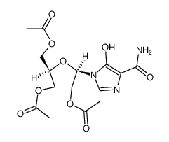 bredinin 2',3',5'-tri-O-acetate结构式