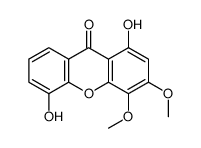 1,5-Dihydroxy-3,4-dimethoxy-9H-xanthen-9-one Structure