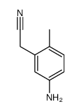 Benzeneacetonitrile, 5-amino-2-methyl- (9CI)结构式
