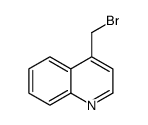 4-(溴甲基)喹啉结构式