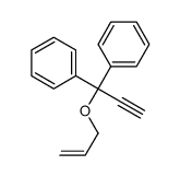 (1-phenyl-1-prop-2-enoxyprop-2-ynyl)benzene Structure