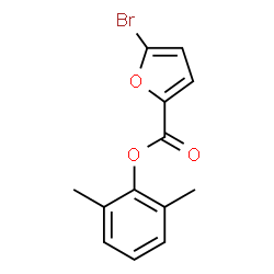 2,6-Dimethylphenyl 5-bromo-2-furoate结构式