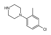 1-(4-氯邻甲苯)哌嗪结构式
