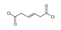 hex-3-enedioyl dichloride结构式