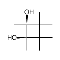 cis-Hexamethylcyclobutan-1,2-diol结构式