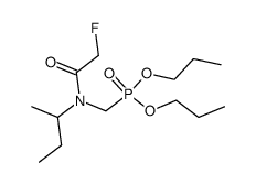 {[sec-Butyl-(2-fluoro-acetyl)-amino]-methyl}-phosphonic acid dipropyl ester Structure