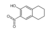 3-Nitro-5,6,7,8-tetrahydro-2-naphthalenol Structure