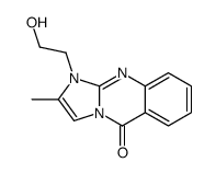 1-(2-hydroxyethyl)-2-methylimidazo[2,1-b]quinazolin-5-one Structure