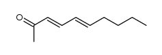 (3E)-deca-3,5-dien-2-one结构式