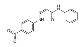 2-[(4-nitrophenyl)hydrazinylidene]-N-phenylacetamide结构式