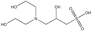 3-[N,N-Bis(2-hydroxyethyl)amino]-2-hydroxy-1-propanesulfonic acid Structure