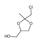 2-Chloromethyl-2-methyl-1,3-dioxolane-4-methanol结构式