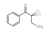 2,2-dichloro-1-phenylbutan-1-one Structure
