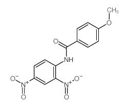 Benzamide,N-(2,4-dinitrophenyl)-4-methoxy- picture