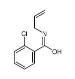 2-chloro-N-prop-2-enylbenzamide结构式