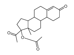 [(8R,9S,10R,13S,14S,17S)-17-acetyl-13-methyl-3-oxo-1,2,6,7,8,9,10,11,12,14,15,16-dodecahydrocyclopenta[a]phenanthren-17-yl] acetate Structure