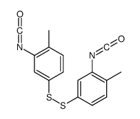 2-isocyanato-4-[(3-isocyanato-4-methylphenyl)disulfanyl]-1-methylbenzene Structure
