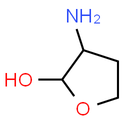 2-Furanol,3-aminotetrahydro-(9CI) Structure