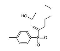(2S)-4-(4-methylphenyl)sulfonylnona-3,5-dien-2-ol结构式