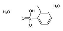 2-Methylbenzenesulfonic acid dihydrate Structure