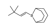 B-trans-3,3-dimethyl-1-buten-1-yl-9-borabicyclo[3.3.1]nonane Structure
