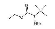 Ethyl (S)-2-amino-3, 3-dimethylbutanoate Structure