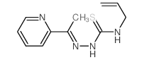 4-Allyl-1-(1-(2-pyridyl)ethylidene)-3-thio-semicarbazide结构式