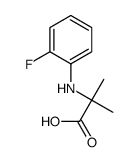 N-(2-氟苯基)-2-甲基丙氨酸结构式