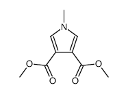 dimethyl 1-methyl-1H-pyrrole-3,4-dicarboxylate Structure
