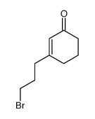 3-(3-bromopropyl)-2-cyclohexen-1-one结构式