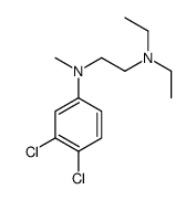 N-(3,4-dichlorophenyl)-N',N'-diethyl-N-methylethane-1,2-diamine结构式