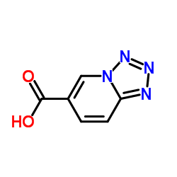 四唑并[1,5-a]吡啶-6-羧酸结构式