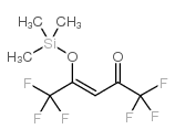 2-三甲基硅氧基-1,1,1,5,5,5-六氟-2-戊烯-4-酮结构式