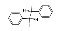 (1RS,2RS)-1-iodo-1,2-diphenyl-propane Structure