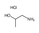 1-aminopropan-2-ol hydrochloride Structure