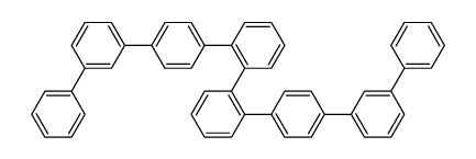 4,4'''-di(3-biphenylyl)-o-quaterphenyl Structure