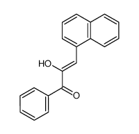 1-Phenyl-3-(1-naphthyl)-1,2-propanedione结构式