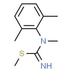 Carbamimidothioic acid, N-(2,6-dimethylphenyl)-N-methyl-, methyl ester (9CI)结构式