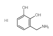 3-(Aminomethyl)-1,2-benzenediol hydriodide Structure