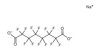 disodium salt of perfluorosuberic acid Structure