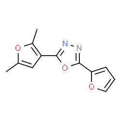 1,3,4-Oxadiazole,2-(2,5-dimethyl-3-furanyl)-5-(2-furanyl)-(9CI) picture