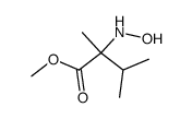 Valine, N-hydroxy-2-methyl-, methyl ester (9CI)结构式