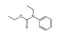 ethyl-phenyl-thiocarbamic acid O-ethyl ester结构式