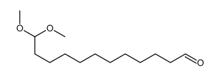 12,12-dimethoxydodecanal Structure