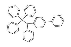 2-biphenyl-4-yl-1,1,1,2-tetraphenyl-ethane结构式