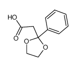 3-(ethylenedioxy)-3-phenylpropanoic acid结构式