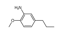 2-methoxy-5-propyl-aniline结构式