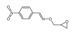 O-(2,3-epoxypropyl)-4-nitrobenzaldoxime Structure