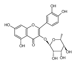 quercetin 3-O-β-D-glucuronopyranoside Structure