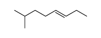 3-Octene, 7-methyl- Structure